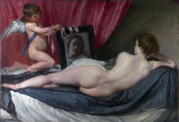 鏡に向かうヴィーナス ディエゴ・ベラスケス Oil Paintings